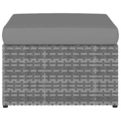 VidaXL - Tuinstoelen - Antraciet - Poly Rattan - Met Voetenbank 17 VidaXL - Tuinstoelen - Antraciet - Poly Rattan - Met Voetenbank -Geselecteerde Tuinmeubelwinkel ba922758e0774303a5a9df773bfdd24d