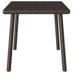 VidaXL - Tuin Salontafel - Bruin - Poly Rattan - 60 X 40 X 37 Cm -Geselecteerde Tuinmeubelwinkel baebdea610df433ebd41581c948c3795