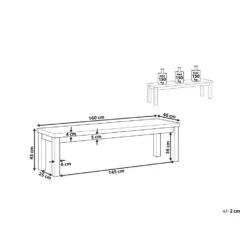 Beliani Tuinbank OSTUNI - Grijs Vezelcement -Geselecteerde Tuinmeubelwinkel bb46bcbc6f404ba7a862ee7fb9b3f0a8