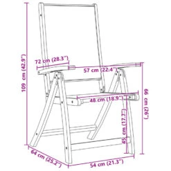 VidaXL - Tuinstoelen - Inklapbaar - Massief Acaciahout En Textileen - 4 Stuks 17 VidaXL - Tuinstoelen - Inklapbaar - Massief Acaciahout En Textileen - 4 Stuks -Geselecteerde Tuinmeubelwinkel bc53961d3df84a6a882b80a37143719c