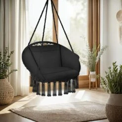 Tectake Hangstoel Grazia, Zwart 14 Tectake Hangstoel Grazia, Zwart -Geselecteerde Tuinmeubelwinkel be5d3d785a144392870db30e4a2bac91