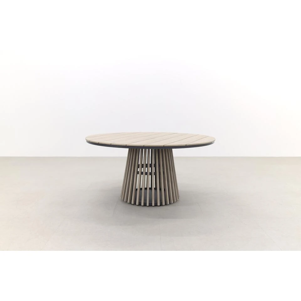 Trinxa Ronde Tuintafel Ø148 Cm. - Lichtgrijs 8 Trinxa Ronde Tuintafel Ø148 Cm. - Lichtgrijs - Afbeelding 6