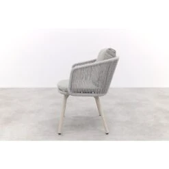 VDG Ohio Dining Chair Aluminium/rope - Mokka -Geselecteerde Tuinmeubelwinkel c1c5665dedb44f07a849da446a731417