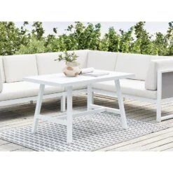 FRATTE - Tuintafel - Wit - Aluminium -Geselecteerde Tuinmeubelwinkel c315cd77e02f4cd9b9ea360640a1f690