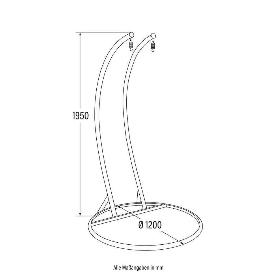 Merkloos HOME DELUXE Hangstoel TORUS Bruin 7 Merkloos HOME DELUXE Hangstoel TORUS Bruin - Afbeelding 5