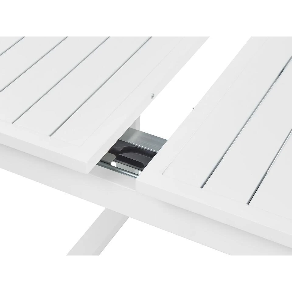 VALCANETTO - Tuintafel - Wit - 90 X 180/240 Cm - Aluminium 10 VALCANETTO - Tuintafel - Wit - 90 X 180/240 Cm - Aluminium - Afbeelding 8