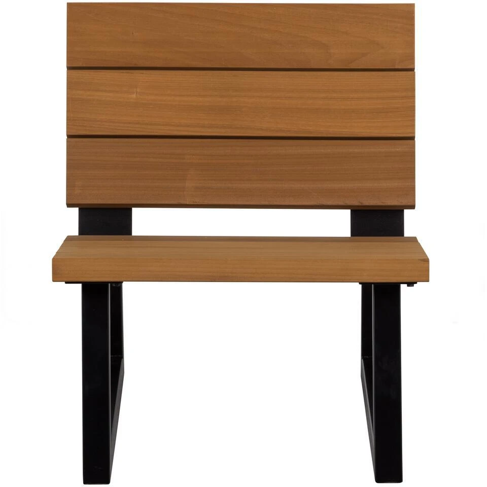 WOOOD Banco Tuinstoel - Hout/Metaal - Nature - 78x68x82 6 WOOOD Banco Tuinstoel - Hout/Metaal - Nature - 78x68x82 - Afbeelding 4