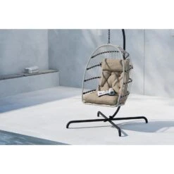 Svea - Hana Hangstoel - Zwart/grijs -Geselecteerde Tuinmeubelwinkel c784f431433c40ef9fdc6aee71b6ab95