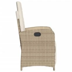 VidaXL - Verstelbare Tuinstoel Met Voetensteun - Beige - Poly Rattan 17 VidaXL - Verstelbare Tuinstoel Met Voetensteun - Beige - Poly Rattan -Geselecteerde Tuinmeubelwinkel c82efe16f58342a99a5e75e473ac0aa0