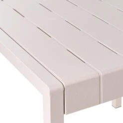 BARTICA - Tuintafel - Beige - 154 X 84 Cm - Synthetisch Materiaal -Geselecteerde Tuinmeubelwinkel c90a36b3c3a64cecacfc8d7fb15d4494