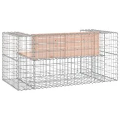 VidaXL - Tuintbank Schanskorfontwerp - Massief Douglashout - 143x71x65.5 Cm -Geselecteerde Tuinmeubelwinkel c9534fd571224d99b7191175d89ba79e