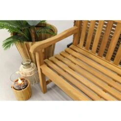 VDG Teak Houten Tuinbank Bison - 120 Cm -Geselecteerde Tuinmeubelwinkel c95d5e29e81e455182633ad445e2a295