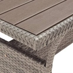 VidaXL - Tuintafel - Grijs - Poly Rattan - 120 X 70 X 66 Cm 13 VidaXL - Tuintafel - Grijs - Poly Rattan - 120 X 70 X 66 Cm -Geselecteerde Tuinmeubelwinkel ca8aeeff199f4f9692ad5f499b927562