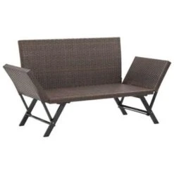 VidaXL Tuinbank Met Kussens 176 Cm Poly Rattan Bruin 8 VidaXL Tuinbank Met Kussens 176 Cm Poly Rattan Bruin -Geselecteerde Tuinmeubelwinkel cb1810c39a524fc3892161c8aa5cd008