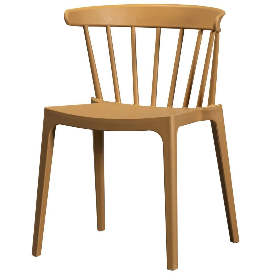 WOOOD Bliss Tuinstoelen - Plant Fiber - Caramel Melange - Set Van 2 4 WOOOD Bliss Tuinstoelen - Plant Fiber - Caramel Melange - Set Van 2 - Afbeelding 2