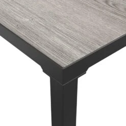 VidaXL - Tuintafel - Grijs - DPC En Staal - 55 X 55 X 31 Cm -Geselecteerde Tuinmeubelwinkel cc63c99b8dbb44c295aa0393ec82eedc