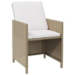 VidaXL - Tuinstoelen - Kussens - Beige - Poly Rattan - 4 Stuks 14 VidaXL - Tuinstoelen - Kussens - Beige - Poly Rattan - 4 Stuks -Geselecteerde Tuinmeubelwinkel ccef0a93d6794ef3b69fc69c7f4931e8 1