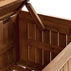 SOVANA - Tuinbank Met Opbergruimte - Lichthout/Taupe - Acaciahout -Geselecteerde Tuinmeubelwinkel cd3cd5c8c86f4ed9a206e8cd4a0ff19f 1