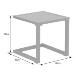 Happy Garden Bijzettafel BARBADOS - Grijs - Aluminium 7 Happy Garden Bijzettafel BARBADOS - Grijs - Aluminium -Geselecteerde Tuinmeubelwinkel cfd2eed175c24e9a9781808d768c7ec5 1