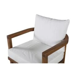 Svea - Abdul Loungestoel - Acaciahout - Naturel/wit -Geselecteerde Tuinmeubelwinkel d08aafb4b60d4f1bac97987c16488897