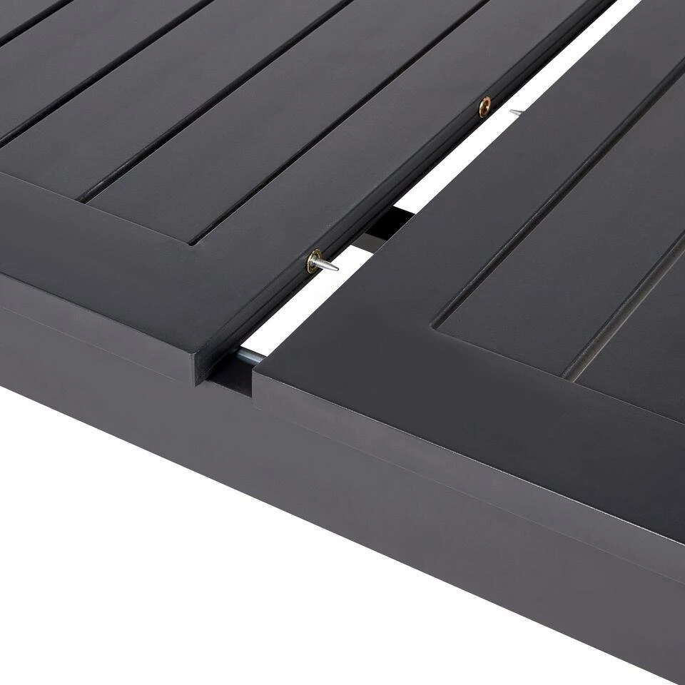 SKALOMA - Tuintafel - Donkergrijs - 180/240 X 90 Cm - Aluminium 13 SKALOMA - Tuintafel - Donkergrijs - 180/240 X 90 Cm - Aluminium - Afbeelding 11