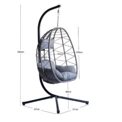 Hangstoel Van Rotan En Metaal In Zwart -Geselecteerde Tuinmeubelwinkel d33a967e007f44b09f6b43dac3cc6f0d