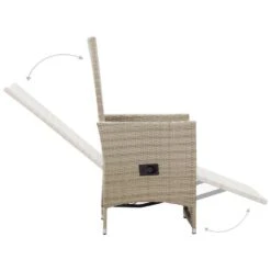 VidaXL - Tuinstoelen - Beige - Poly Rattan - 2 Stuks - Met Kussens -Geselecteerde Tuinmeubelwinkel d3a9ed7c97dd4bed84c0c5c0731708b9