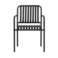 Lisomme Zahra Metalen Tuinstoel Zwart - Met Armleuningen -Geselecteerde Tuinmeubelwinkel d3f78f9af0c0415db77f5d2599bbbf3e