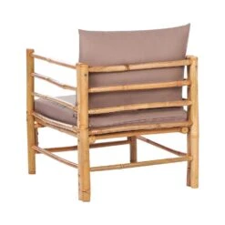 CERRETO - Tuinstoel - Taupe - Bamboe -Geselecteerde Tuinmeubelwinkel d78370b75e794a6eadf4765b0c4f06e0