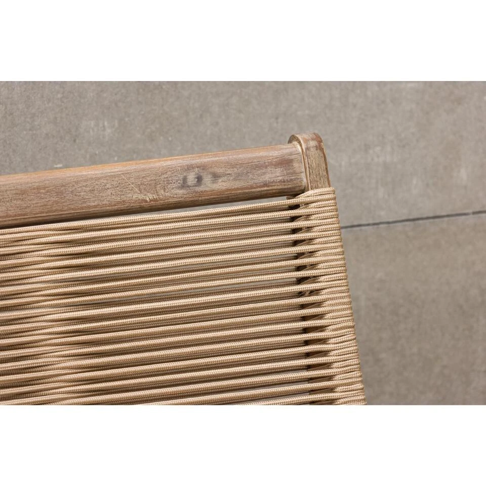 Svea - Esmée Outdoor Loungestoel - Acaciahout - Naturel 6 Svea - Esmée Outdoor Loungestoel - Acaciahout - Naturel - Afbeelding 4