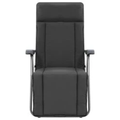 VidaXL Tuinstoelen Met Kussen Inklapbaar 2 St Grijs -Geselecteerde Tuinmeubelwinkel d7b8ff4d2de8420b8d5a74b7b8ff802c