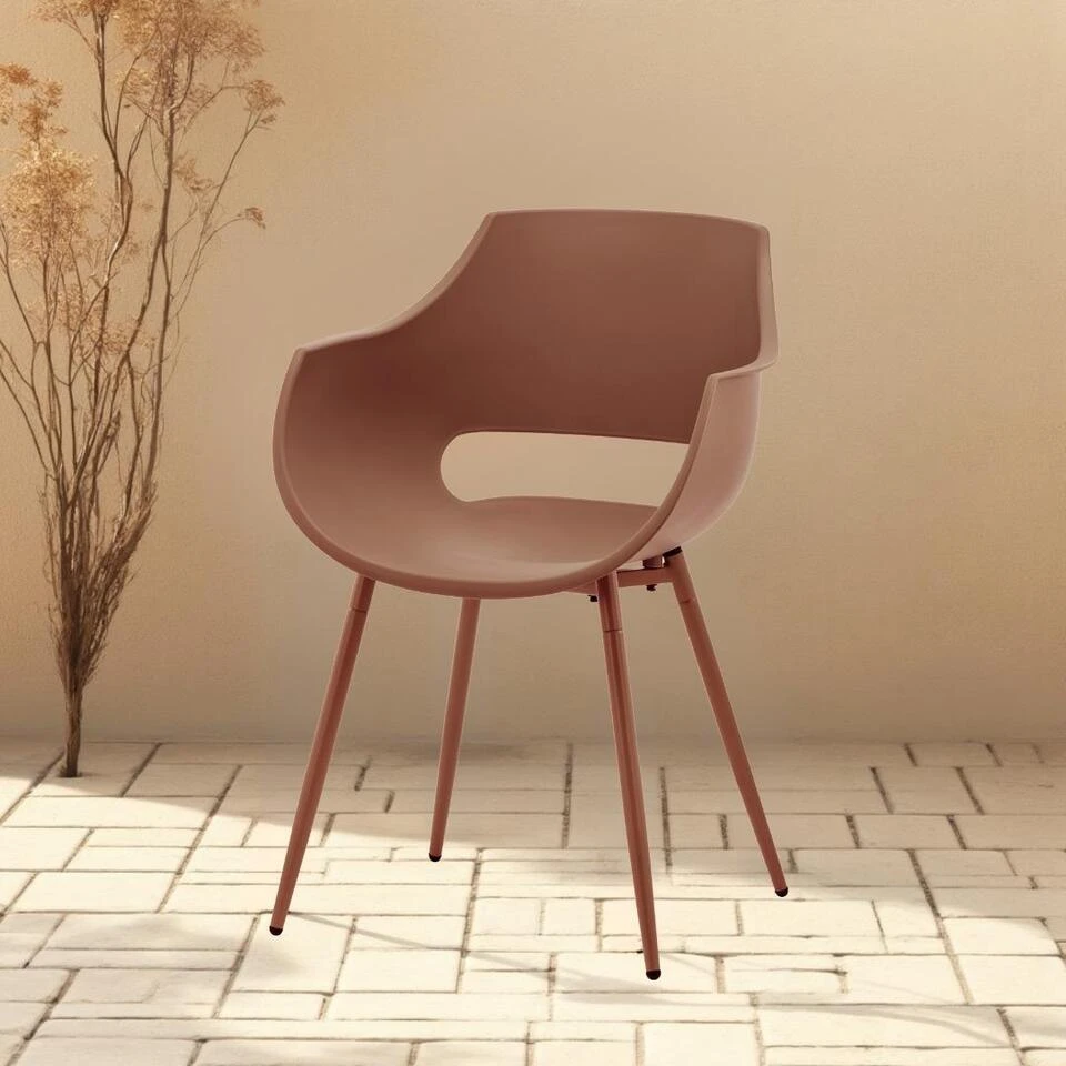 DS4U - Louis Terrasstoel - Terracotta 4 DS4U - Louis Terrasstoel - Terracotta - Afbeelding 2