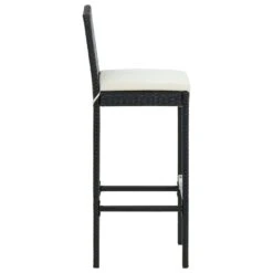 VidaXL - Tuinbarkrukken - Zwart - Poly Rattan - 2 Stuks - Met Kussens 14 VidaXL - Tuinbarkrukken - Zwart - Poly Rattan - 2 Stuks - Met Kussens -Geselecteerde Tuinmeubelwinkel da219bc359e84de1bc61e761b8fcd010