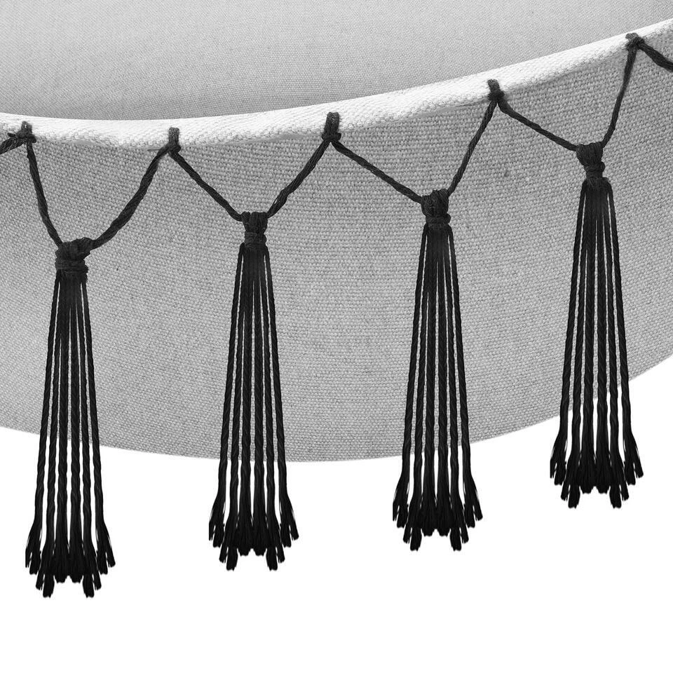 Tectake Hangstoel Malika, Boho-stijl, Draagkracht 150kg, Grijs 9 Tectake Hangstoel Malika, Boho-stijl, Draagkracht 150kg, Grijs - Afbeelding 7