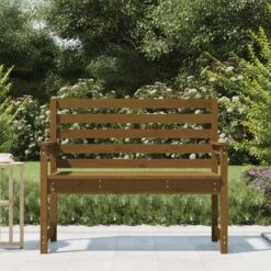 VidaXL - Tuinbank - Honingbruin - Grenenhout - 109 X 48 X 91.5 Cm -Geselecteerde Tuinmeubelwinkel df31fb0288324b52baee3c9090f6f951