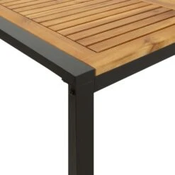 VidaXL - Tuintafel Met U-vormige Poten - Bruin - Acaciahout - 140 X 80 X 75 Cm -Geselecteerde Tuinmeubelwinkel e07bb7d99cb247ee95e72f36a19bd8da