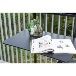 Fjôrd Balkontafel Zwart Metaal - 77x57x120cm - Opklapbaar - Borneo 13 Fjôrd Balkontafel Zwart Metaal - 77x57x120cm - Opklapbaar - Borneo -Geselecteerde Tuinmeubelwinkel e2400b35b1034b049567f988ede94c7f