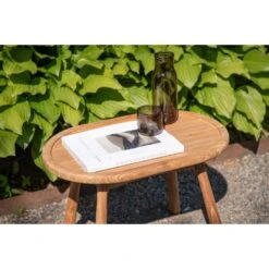Svea - Deniz Ovale Bijzettafel - 40 X 60 Cm - Naturel -Geselecteerde Tuinmeubelwinkel e2af491e42f54bb29429188f60d58cdf