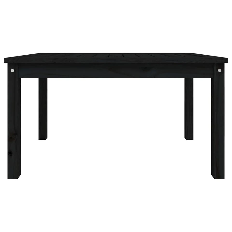 VidaXL - Tuintafel - Zwart - Massief Grenenhout - 82.5 X 50.5 X 45 Cm 7 VidaXL - Tuintafel - Zwart - Massief Grenenhout - 82.5 X 50.5 X 45 Cm - Afbeelding 5