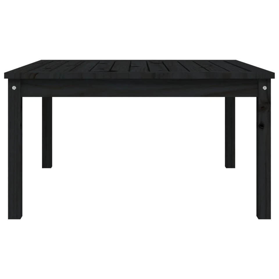 VidaXL - Tuintafel - Zwart - Massief Grenenhout - 82.5 X 82.5 X 45 Cm 7 VidaXL - Tuintafel - Zwart - Massief Grenenhout - 82.5 X 82.5 X 45 Cm - Afbeelding 5