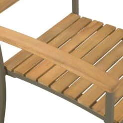 VidaXL Tuinstoelen Stapelbaar 2 St Massief Acaciahout En Staal 8 VidaXL Tuinstoelen Stapelbaar 2 St Massief Acaciahout En Staal -Geselecteerde Tuinmeubelwinkel e38500b2acaa40f79145c359696c2d8b