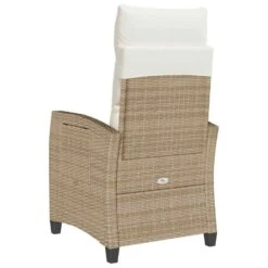 VidaXL - Verstelbare Tuinstoel Met Bijzettafel - Beige - Poly Rattan 20 VidaXL - Verstelbare Tuinstoel Met Bijzettafel - Beige - Poly Rattan -Geselecteerde Tuinmeubelwinkel e4086dd825bc4d58813fcbe147eb1347