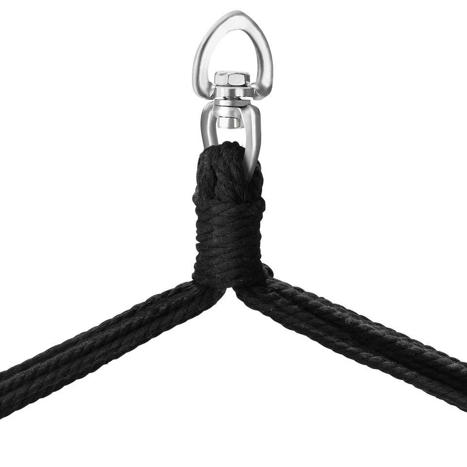 Tectake Hangstoel Malika, Boho-stijl, Draagkracht 150kg, Grijs 8 Tectake Hangstoel Malika, Boho-stijl, Draagkracht 150kg, Grijs - Afbeelding 6