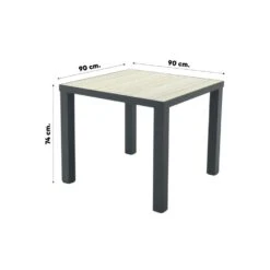 VDG Nola Tuintafel 90x90 Cm. - Antraciet/Houtlook 15 VDG Nola Tuintafel 90x90 Cm. - Antraciet/Houtlook -Geselecteerde Tuinmeubelwinkel e4eae94dd97042edb03581c8cfef4b4f