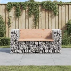 VidaXL - Tuintbank Schanskorfontwerp - Massief Douglashout - 143x71x65.5 Cm -Geselecteerde Tuinmeubelwinkel e4f1dbedc50145b4a91ee76bf2086d5b