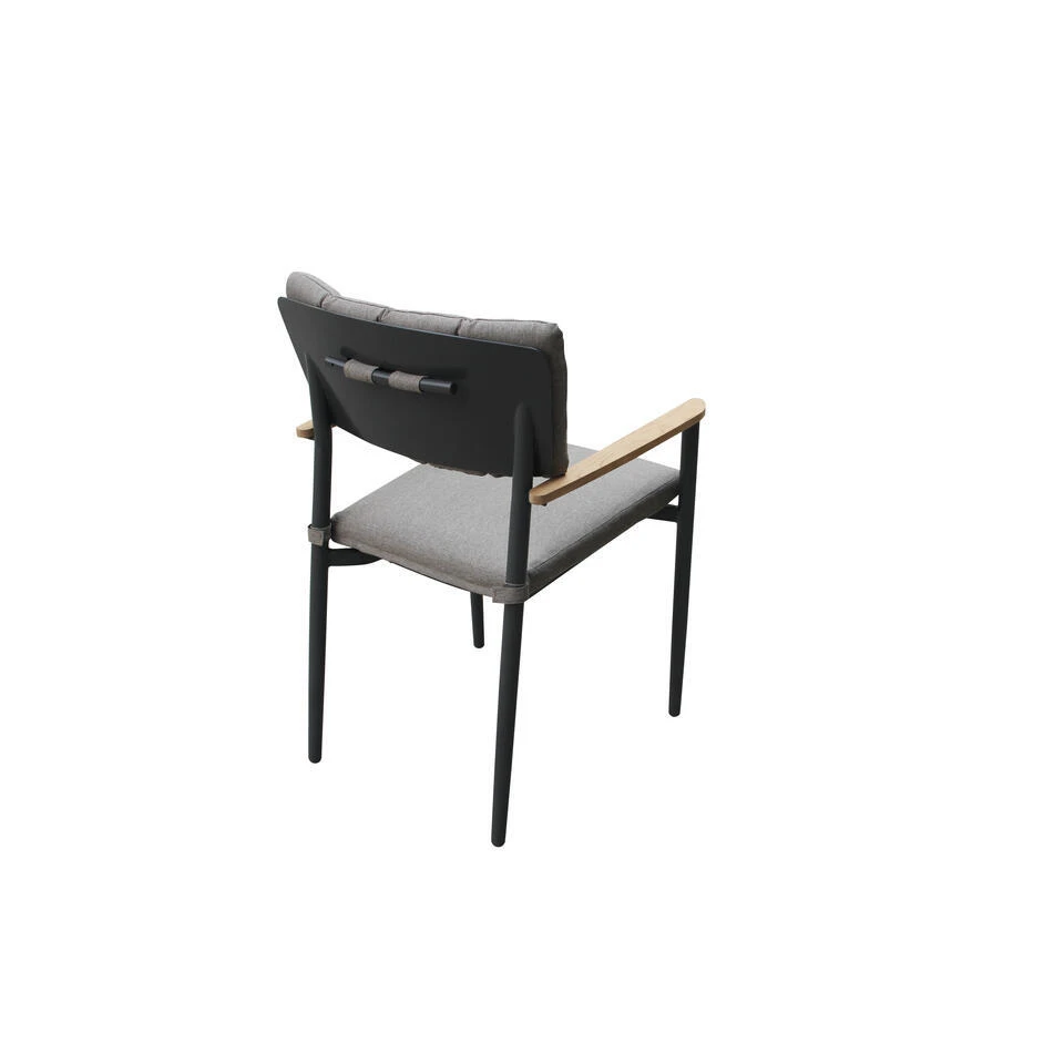 Sens-Line - Alicante - Eetkamerstoelen - Set Van 4 - 56,5x59,5x87 - Aluminium 5 Sens-Line - Alicante - Eetkamerstoelen - Set Van 4 - 56,5x59,5x87 - Aluminium - Afbeelding 3