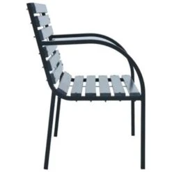 VidaXL Tuinbank 120 Cm Hout Grijs -Geselecteerde Tuinmeubelwinkel e885276225784c25a7a77638e47223d4