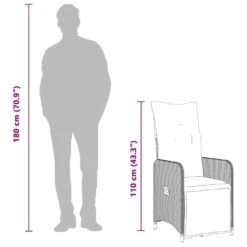 VidaXL - Verstelbare Tuinstoel Met Kussens - Beige - Poly Rattan -Geselecteerde Tuinmeubelwinkel e8869d8428a34ff68169a104e50cf22d