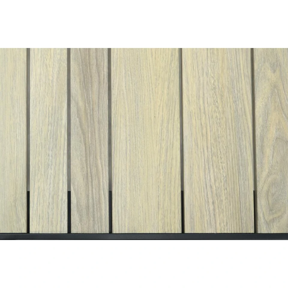 VDG Nola Tuintafel 90x90 Cm. - Antraciet/Houtlook 8 VDG Nola Tuintafel 90x90 Cm. - Antraciet/Houtlook - Afbeelding 6