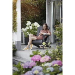 Keter Troy Adirondack Tuinstoel - Set Van 2 - 81x80x96,5cm - Zwart -Geselecteerde Tuinmeubelwinkel ec56af8ed7484606adb9a6a7a663a905